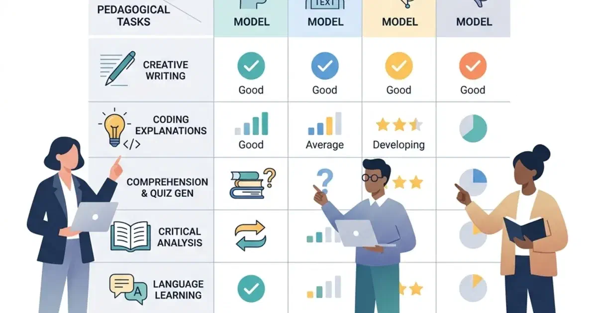 Qué modelo usar para cada tarea docente: cómo compararlos con tu material