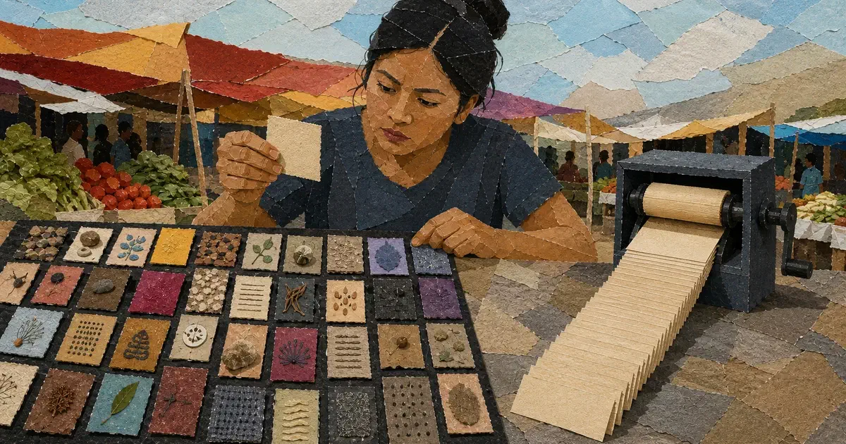 Investigadora compara respuestas diversas de personas con tarjetas casi idénticas producidas automáticamente.